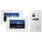 Preview: Balter EVO Video Sprechanlage 2er Set für 2 Familienhaus silber