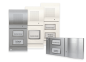 Preview: Doorline Classic a/b T01/T02 weiss und silber