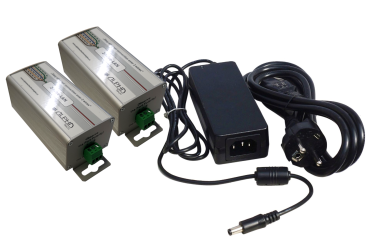 3-Draht-Gigabit-Netzwerk-Adapter 2er Set mit Tischnetzteil