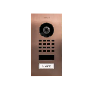 Doorbird D1101V Unterputz, Edelstahl V4A, Bronze-Optik