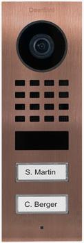 Preview: Doorbird D1102V Bronzeoptik