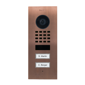 Preview: Doorbird D1102V Bronzeoptik