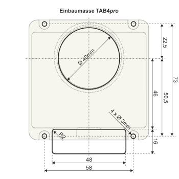 L-TEK TAB4 DClite Abmessungen