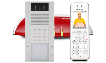 Preview: IP Video Türsprechanlage mit Codeschloss für AVM FRITZ!Box