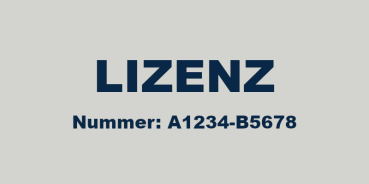 Beispielbild Lizenz