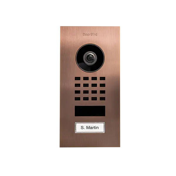 Doorbird D1101V Unterputz, Edelstahl V4A, Bronze-Optik Doorbird D1101V Unterputz, Edelstahl V4A, Bronze-Optik