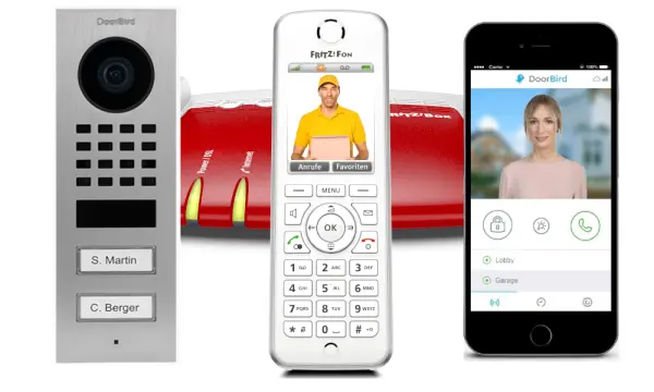 Doorbird D1102V Aufputz mit FRITZ!Box und FRITZ!Fon Doorbird D1102V Aufputz mit FRITZ!Box und FRITZ!Fon
