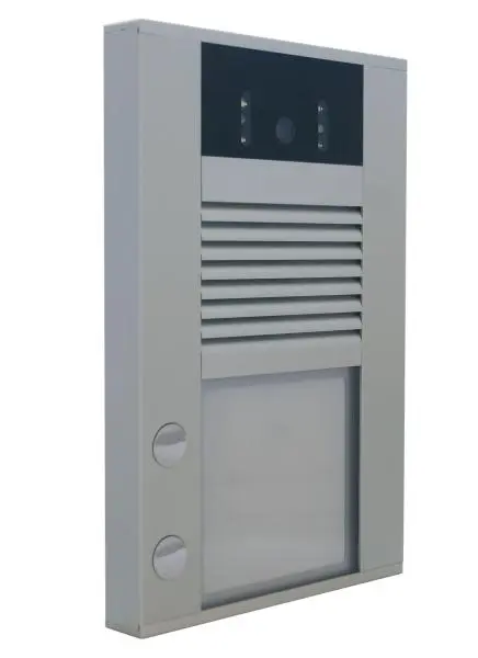 IP Video Türsprechanlage für AVM FRITZ!Box mit 2 Klingeltasten IP Video Türsprechanlage für AVM FRITZ!Box mit 2 Klingeltasten