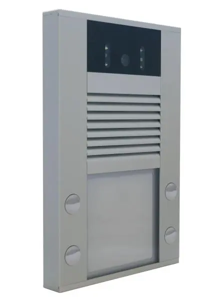 IP Video Türsprechanlage für AVM FRITZ!Box mit 4 Klingeltasten IP Video Türsprechanlage für AVM FRITZ!Box mit 4 Klingeltasten